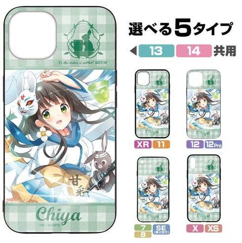 『ご注文はうさぎですか? BLOOM』千夜 強化ガラスiPhoneケース【202405再販】